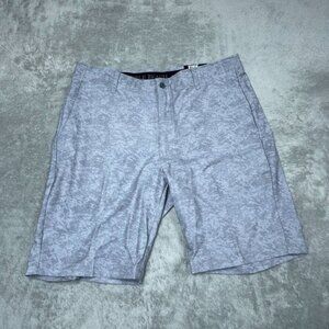 Pebble Beach Mens Gray Performance Shorts 36 Dry Luxe Lightweight Golf a0131